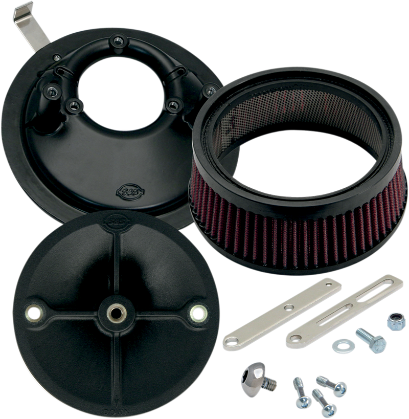 S&S CYCLE Universal Stealth Air Cleaner Kit for 1936-'92 HD® Big Twins & 1957-'90 Sportster® Models with Super E&G Carbs - 170-0176 - PartsOutlet.com.au