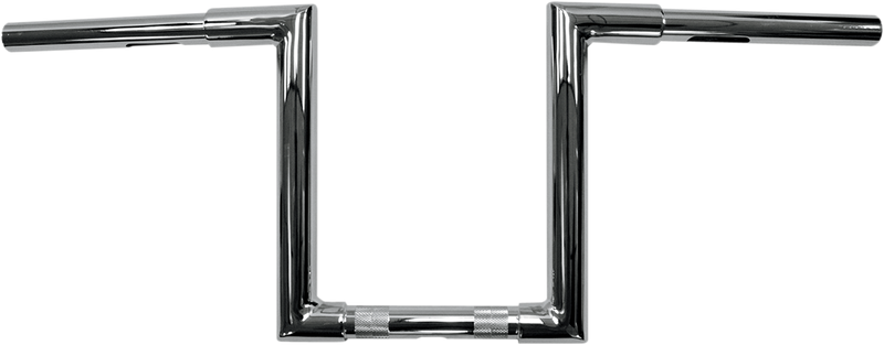 LA CHOPPERS 1.25" NARROW Z-BARS WEB 10" TALL CHROME HD - LA-7307-10