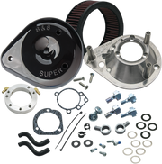 S&S CYCLE Teardrop Air Cleaner Kit for 1993-'06 HD® Carbureted Big Twins and 2007-'10 Softail® CVO® Models - Gloss Black - 170-0181A - PartsOutlet.com.au