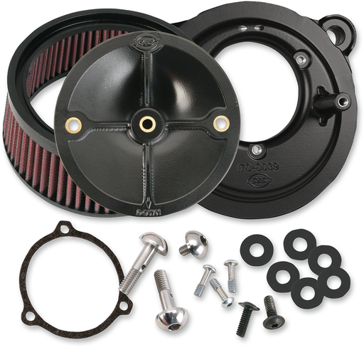 S&S CYCLE Stealth Air Cleaner Kit Without Cover For 2003-'17 HD® Models, Using the S&S® 58mm Throttle Hog - 170-0164 - PartsOutlet.com.au