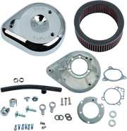 S&S CYCLE Teardrop Air Cleaner Kit for 2008-'16 HD® Touring Stock-Bore Throttle By Wire and 2016-'17 Softail® (except Tri-Glide® & CVO®) Models - Chrome - 170-0305B - PartsOutlet.com.au