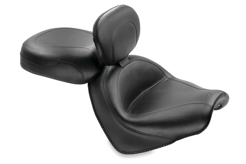 MUSTANG Wide Vintage Seat - Driver Backrest - Honda VTX1300 2004-2009 - 79561 - PartsOutlet.com.au
