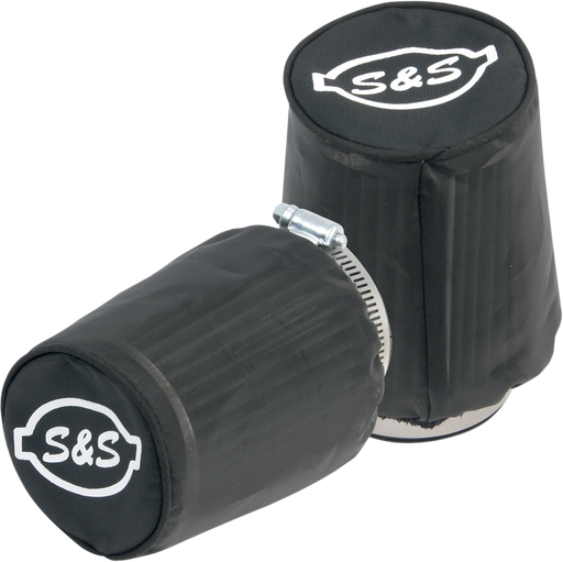 S&S CYCLE Air Filter Covers For Tapered S&S® Tuned Induction Filters - Black Nylon - 2 pack - 106-0248 - PartsOutlet.com.au