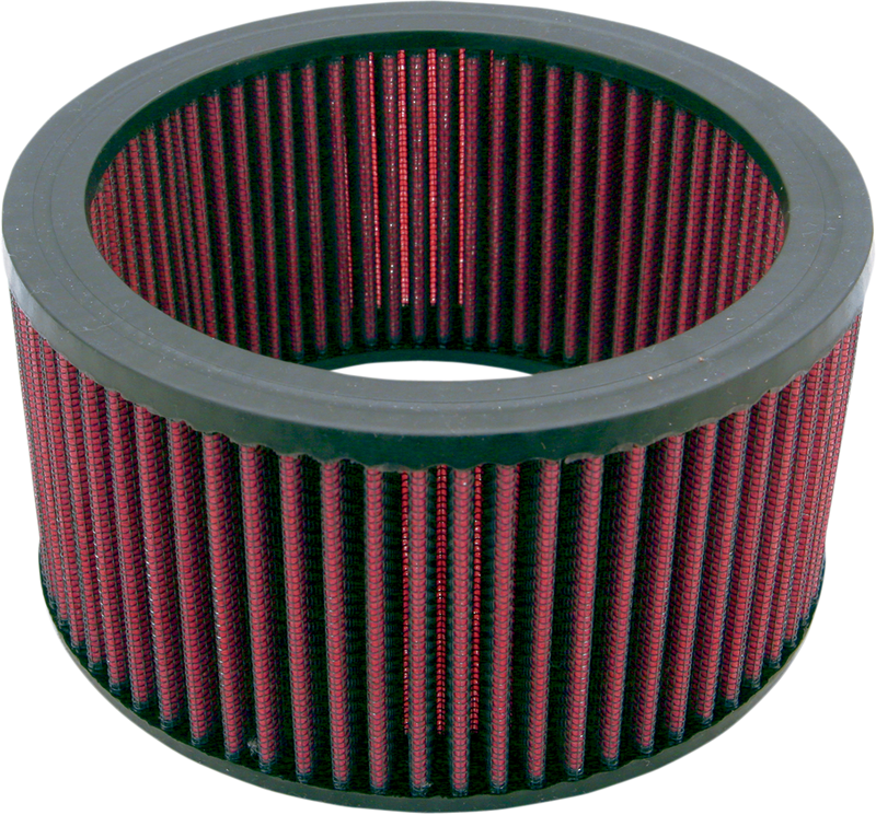S&S CYCLE 1" Taller Pleated Air Filter Only for Traditional S&S® Teardrop Air Cleaners - 106-4724