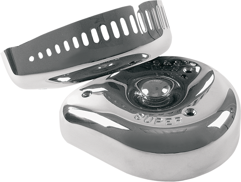 S&S CYCLE Slasher Air Cleaner Cover for Super E/G Carburetors 17-0004 - PartsOutlet.com.au