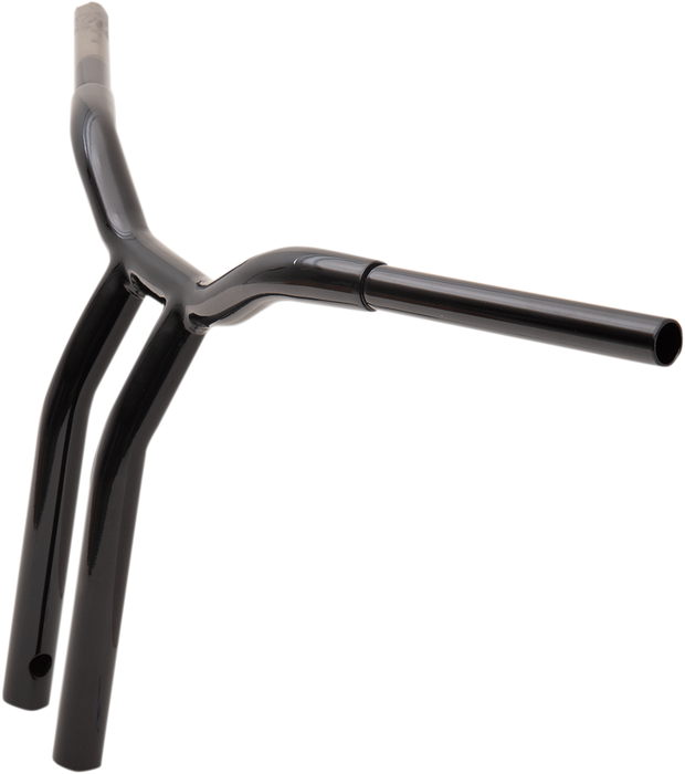 LA CHOPPERS Handlebar - Kage Fighter - One Piece - Bent - 14" - Black LA-7338-14B