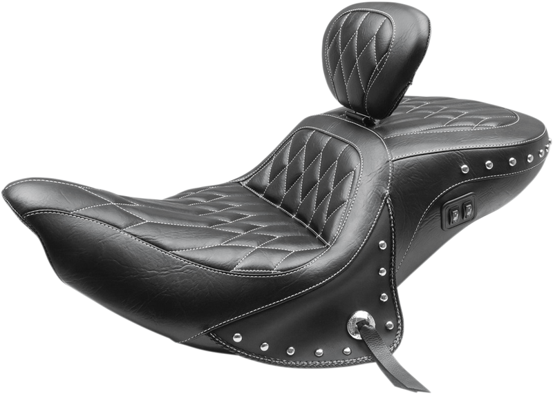 MUSTANG Heated Seat - Driver's Backrest - Indian Roadmaster 2016-2020 - 79664WT - PartsOutlet.com.au