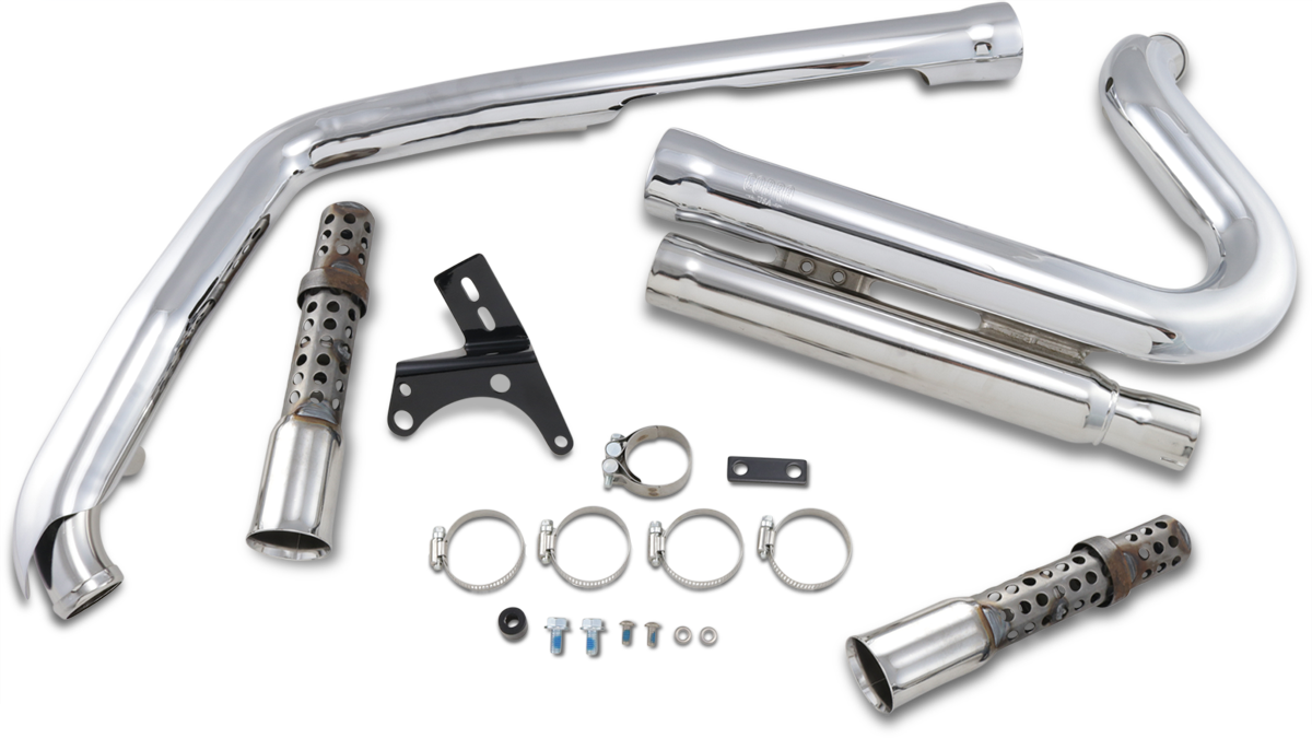 COBRA 909 Exhaust - Chrome - '06-'11 Dyna 6709 - PartsOutlet.com.au