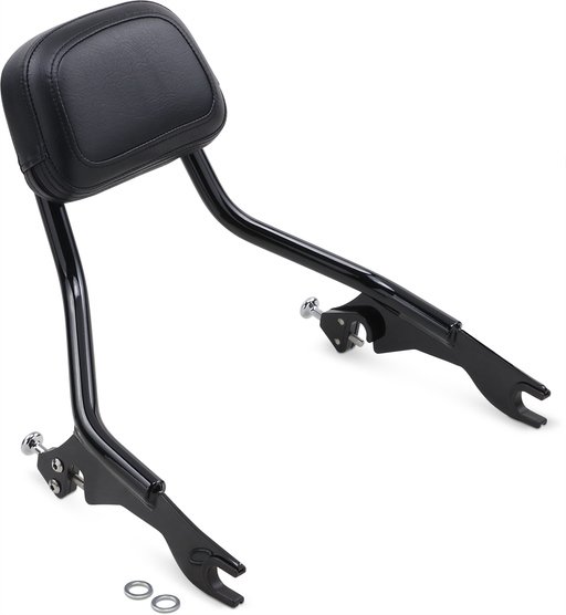 COBRA Detachable Backrest - Black - Short - '09-'20 FLH/FLT 602-2200B - PartsOutlet.com.au