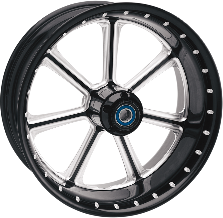 RSD Wheel - Diesel - Front - Dual Disc/with ABS - Black/Contrast Cut* - 21x3.5 - '08+ FLD 12047106DIEJBM
