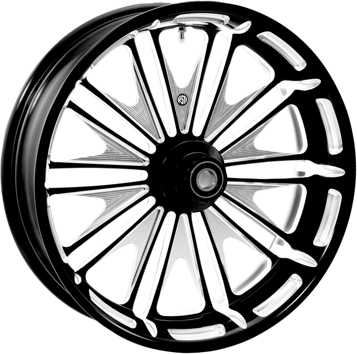 RSD Wheel - Boss - Front - Dual Disc/with ABS - Black/Contrast Cut* - 21x3.5 - '14+ FLD 12047106BSSJBM - PartsOutlet.com.au