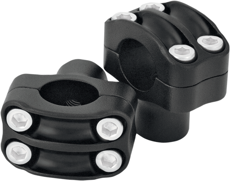 RSD Risers - Four-Bolt - 1-1/2" - Black Ops - 0208-2050-SMB