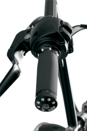 RSD Grips - Tracker - Cable - Black - Harley-Davidson 1980-2022 - 0063-2019-BM - PartsOutlet.com.au
