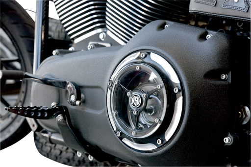 RSD Clarity Derby Cover - Contrast Cut - Harley-Davidson 1999-2016 - 0177-2007-BM - PartsOutlet.com.au