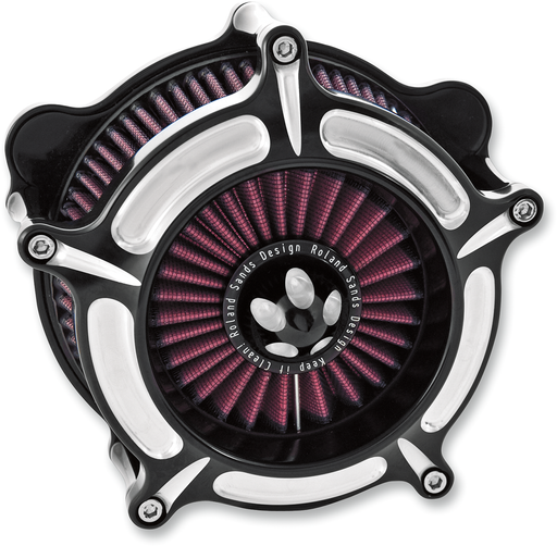 RSD Turbine Air Cleaner - Contrast Cut - CV - Harley-Davidson 1993-2017 - 0206-2037-BM - PartsOutlet.com.au