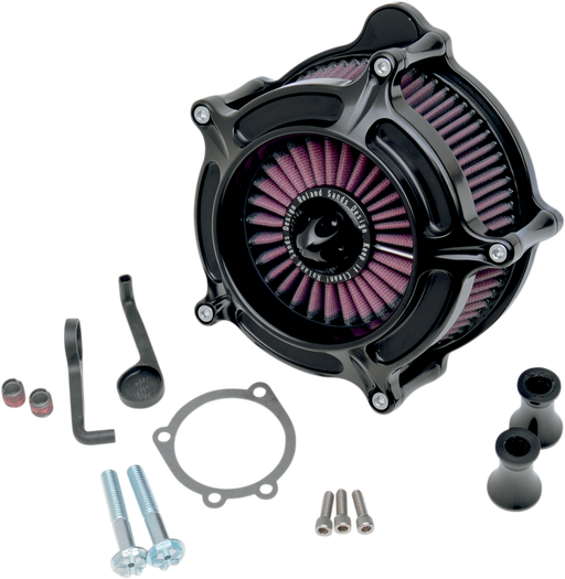 RSD Turbine Air Cleaner - Black - '91'-'22 XL - 0206-2039-B - PartsOutlet.com.au