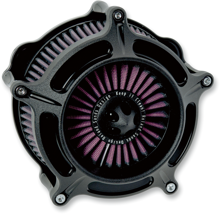 RSD Turbine Air Cleaner - Black Ops - '91-'22 XL 0206-2039-SMB - PartsOutlet.com.au