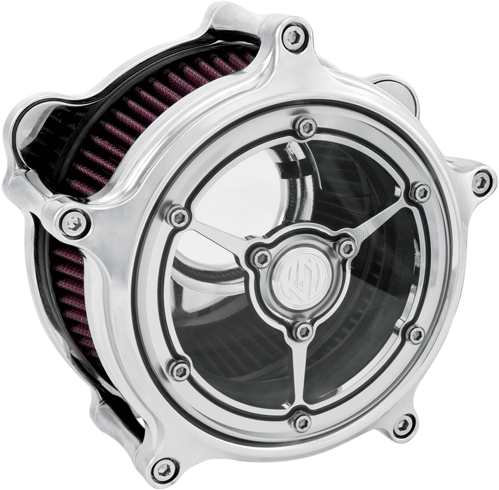 RSD Clarity Air Cleaner - Chrome - CV - Harley-Davidson 1993-2017 - 0206-2059-CH - PartsOutlet.com.au