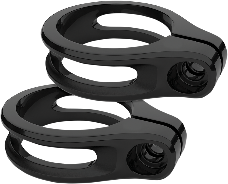 RSD Fork Clamp Mounts - Gloss Black 0207-2013-B - PartsOutlet.com.au