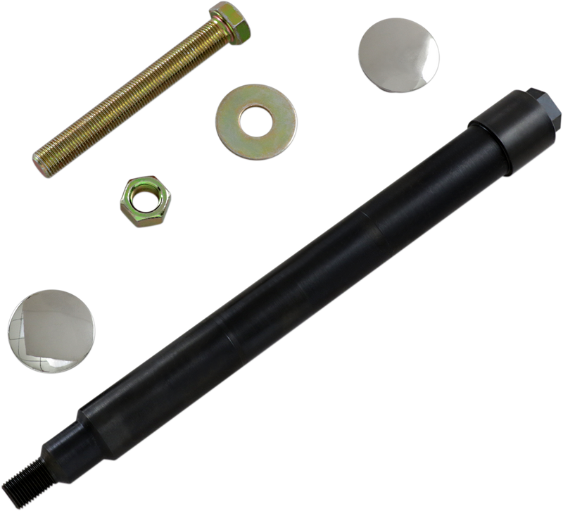 KLOCK WERKS Axle - Flush Mount - Front - Polished - Harley-Davidson '07-'23 - KWS-01-1012 - PartsOutlet.com.au