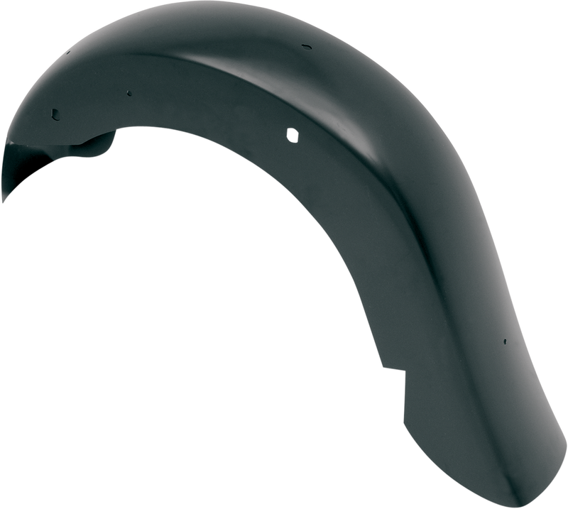 KLOCK WERKS WFB Benchmark Stretched Rear Fender - Smooth - Black - Steel - Harley-Davidson '97-'08 - KWF-01-0120 - PartsOutlet.com.au