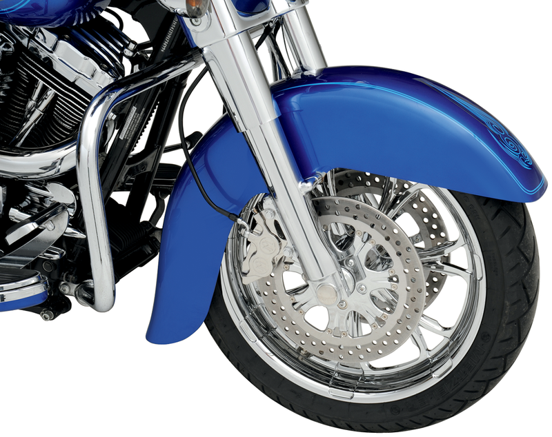 KLOCK WERKS WFB Benchmark Front Fender - Steel - Black - 16"-18" - FL '84-'13 - KWF-01-0100