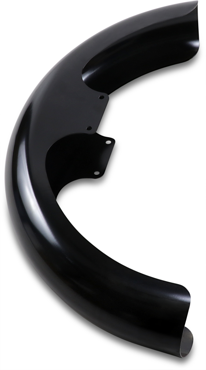 KLOCK WERKS Wrapper Front Fender Kit - Black - Steel - 21" (Skinny) - Harley-Davidson '84-'13 - KWF-02-0500S