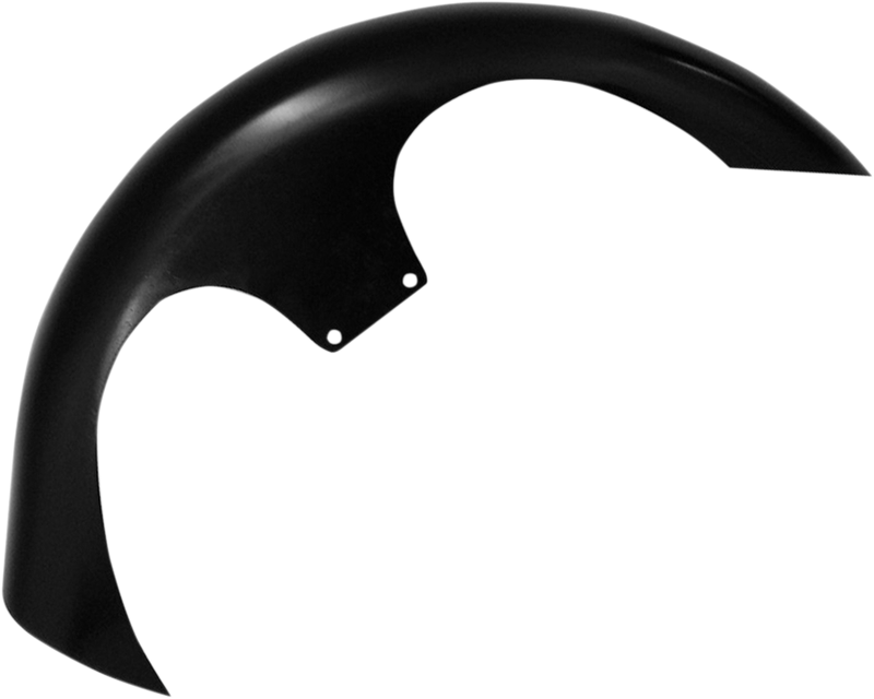 KLOCK WERKS Shank Front Fender Kit - For Raked Frames - Black - Steel - 26" - FL '14-'20 - KWF-01-0261-2014