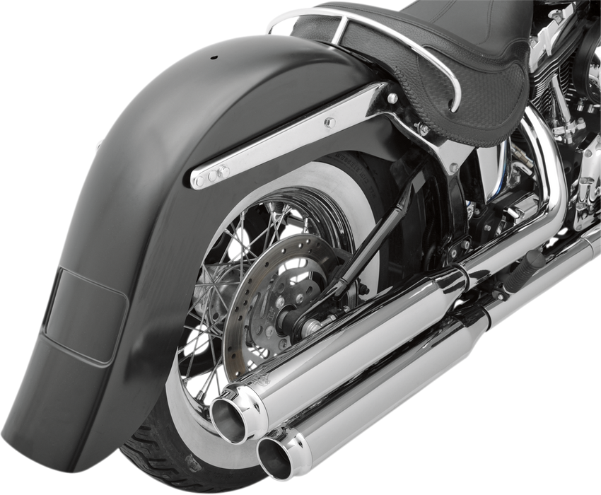 KLOCK WERKS 4" Stretched Rear Fender - Frenched - Softail 2000-2017 - 7.125" W KWF-02-0302