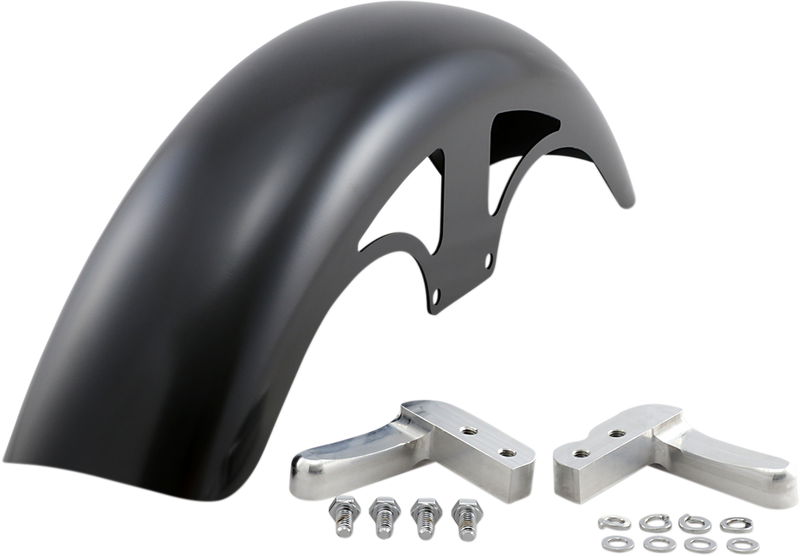 KLOCK WERKS P-Tom Fender Kit - w/ Raw Blocks - Steel - 19" - FXD '06-'25 - KWF-03-0014