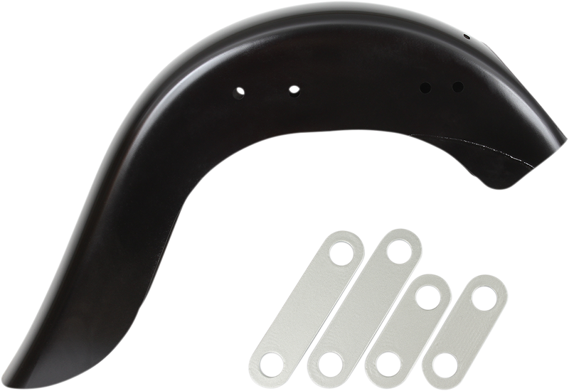 KLOCK WERKS Benchmark Rear Fender - Smooth - Steel - Softail '18-'23 - KWF-02-0488-S - PartsOutlet.com.au