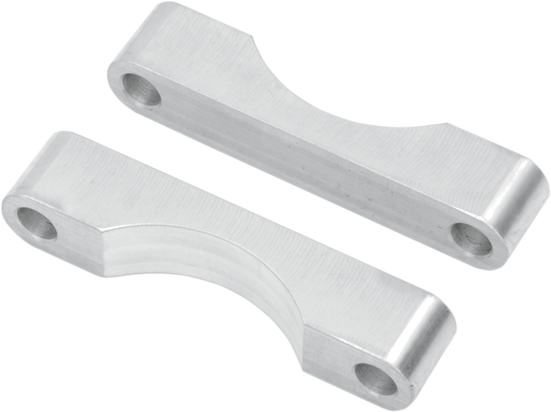 KLOCK WERKS WFB Benchmark Bagger Front Fender Blocks - For all 23"/26" Tire Hugger/Benchmark - Satin - FL '84-'13 - KWFS-01-0101