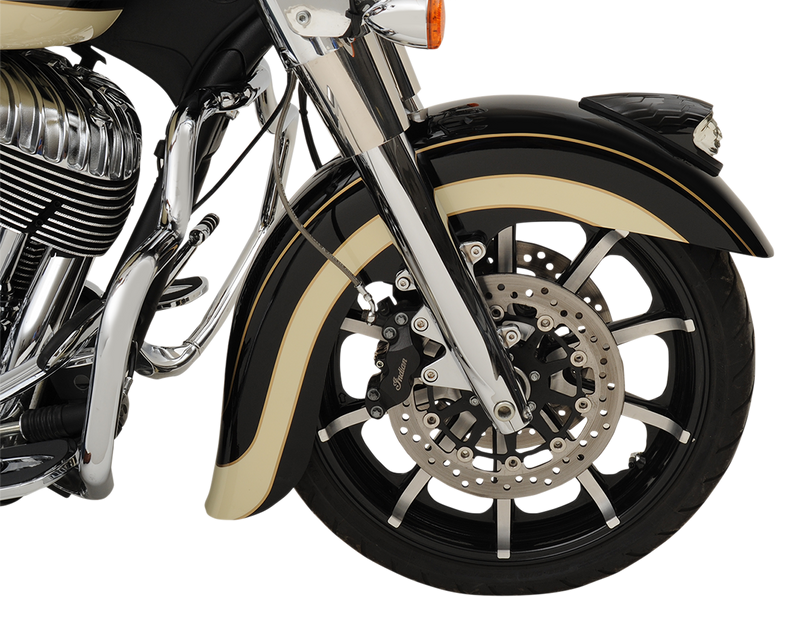 KLOCK WERKS Front Fender - Steel - 16"-19" - Indian/Chief '14-'25 - KWF-04-0400