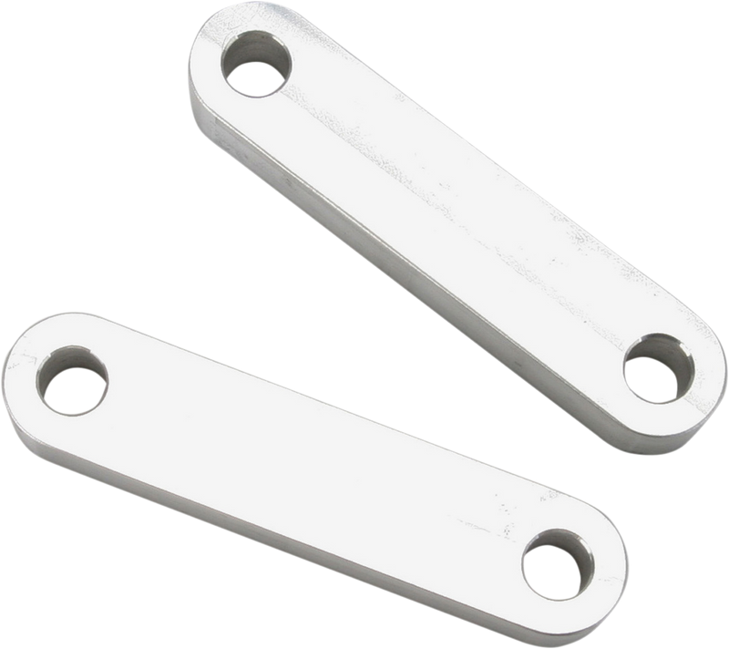 KLOCK WERKS Hugger Front Fender Mounting Blocks - For 21" Wheels - Chrome - Harley-Davidson '84-'13 - KWFS-02-0104-C