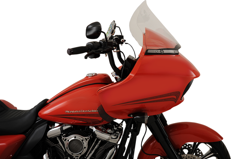KLOCK WERKS Flare Windshield - 15" Pro-Touring - Clear - FLTR '15-'24 - KWW-01-0313