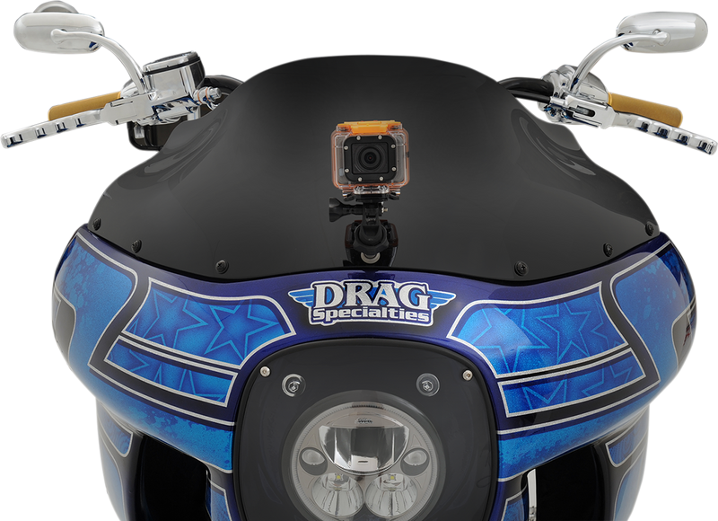 KLOCK WERKS Flare Windshield - 9" - Black - FXRP '85-'92 - KWW-02-0501
