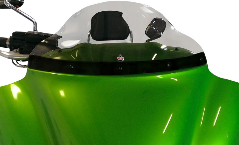 KLOCK WERKS Flare Windshield - 9" - Tinted - Kawasaki '09-'24 - KWW-06-0023