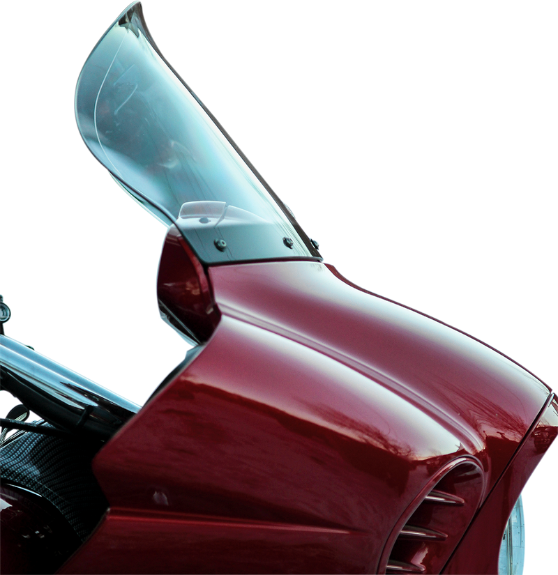 KLOCK WERKS Flare Windshield - 12" - Clear - Kawasaki Vaquero '09-'22 - KWW-06-0046