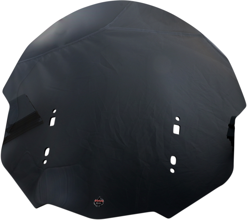 KLOCK WERKS Flare Windshield - 20-1/4" - Dark Smoke - Honda GL1800 '18-'25 - KWW-06-0515