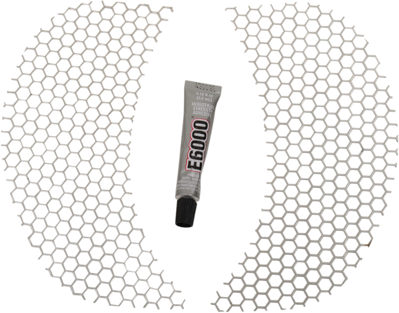 KLOCK WERKS Fairing Vent Screen - Honeycomb - FL '15-'23 - KWS-01-0320 - PartsOutlet.com.au