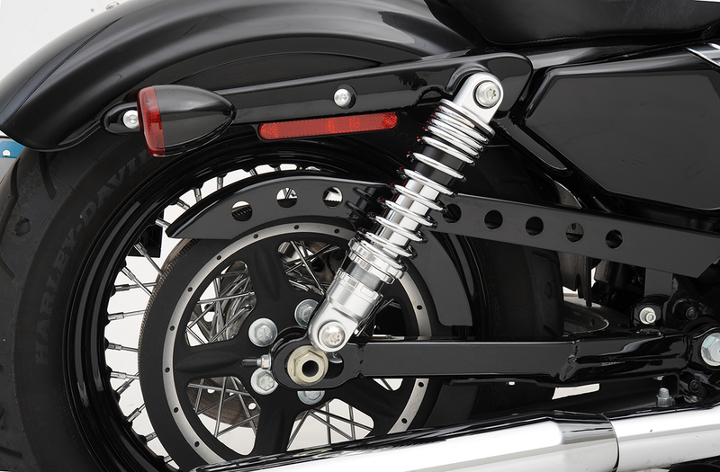 DRAG SHOCKS Premium Shock - Chrome - 10.5" - Harley-Davidson - Sportster XL '04-'22 - C16-0150