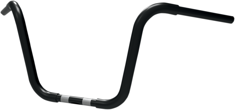 KHROME WERKS Handlebar - Fat Ape Hanger - 12" - TBW - Black - Harley-Davidson '96-'21 - 300832