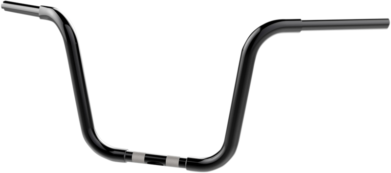 KHROME WERKS Handlebar - Ape Hanger - Bobber - 12" - Black - Harley-Davidson '84-'22 - 300876