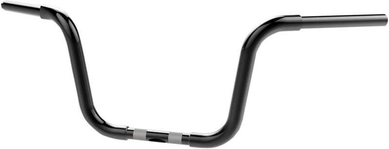 KHROME WERKS Handlebar - Ape Hanger - Bobber - 10" - Black - Harley-Davidson '84-'22 - 300875