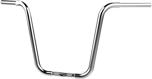 KHROME WERKS Handlebar - Ape Hanger - Bobber - 12" - Black - Harley-Davidson '84-'22 - 300876