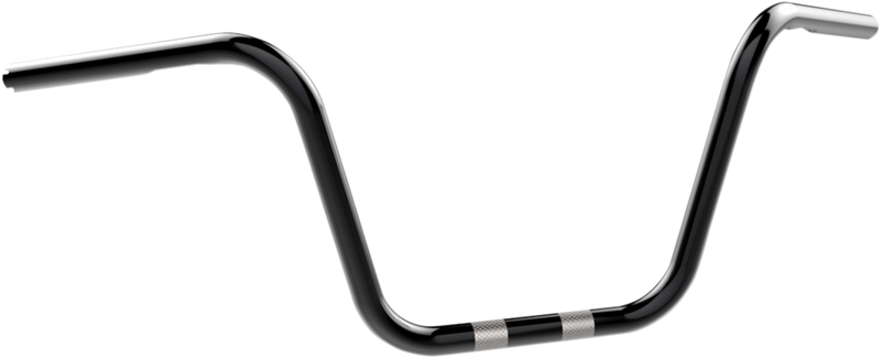 KHROME WERKS Handlebar - Ape Hanger - 10" - ETC - Black - Harley-Davidson '82-'22 - 300819