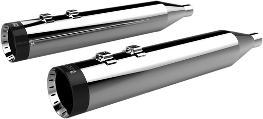 KHROME WERKS Mufflers - Chrome with Turbine Tip - FL 1996-2021 - 202795 - PartsOutlet.com.au