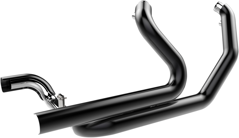 KHROME WERKS Aggressor 2-into-1-into-2 Header with Heat Shield - Black - FL 2009-2016 - 200860 - PartsOutlet.com.au