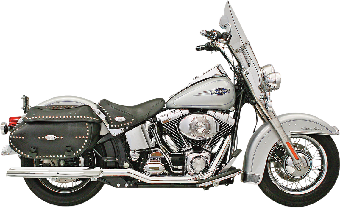 BASSANI XHAUST True Dual Exhaust 01 17 Softail SFT 212