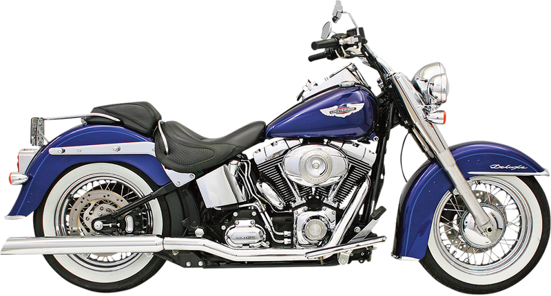 BASSANI XHAUST True Dual Header Pipe - '86-'06 Softail - SFT-211 - PartsOutlet.com.au